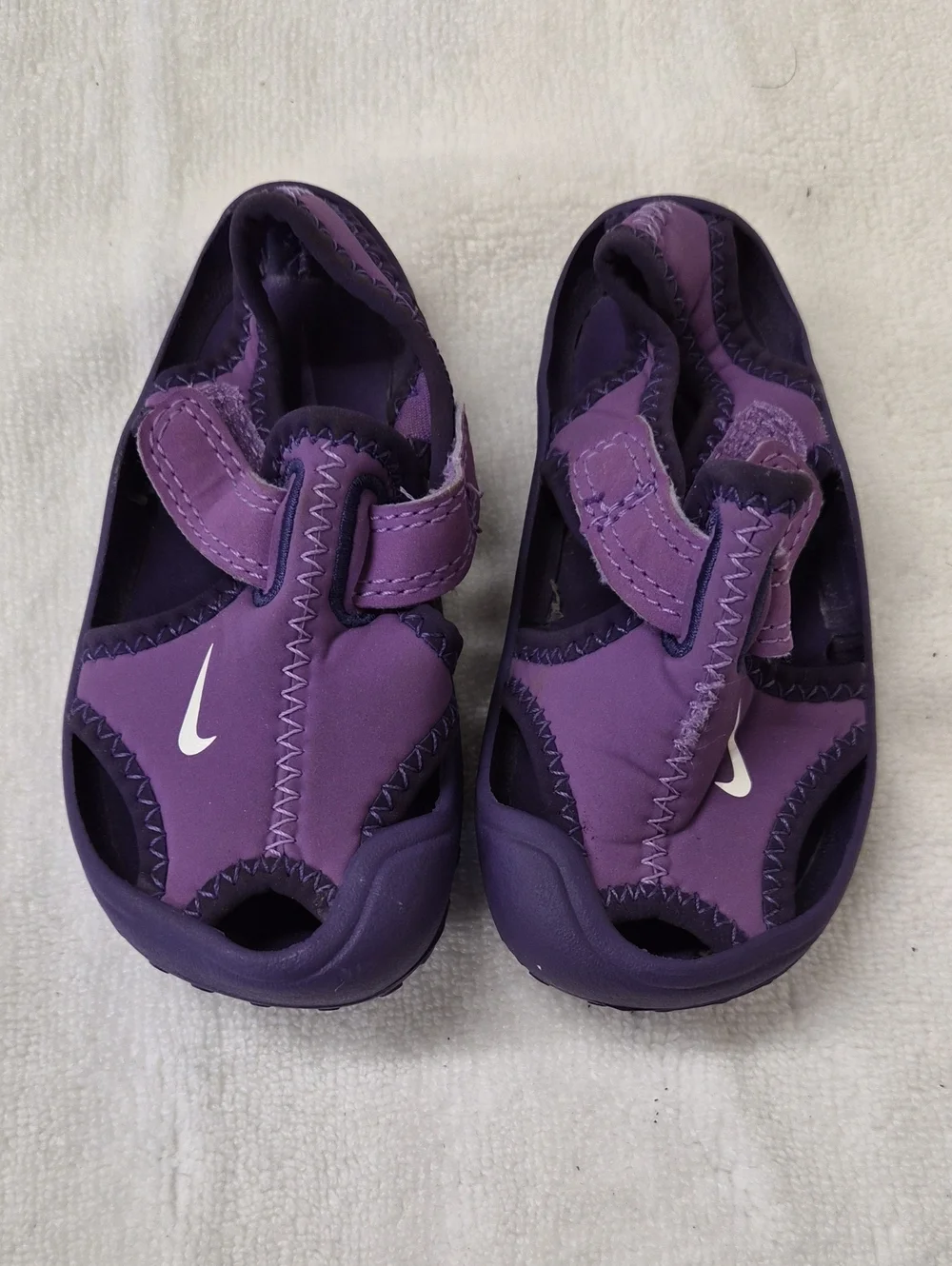 Nike Kids Purple Velcro Sport Sandals